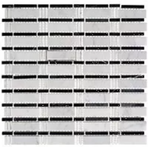 White Carrara - glass tile